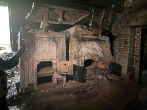 coal furnace in the secondary school of Kyrgyzstan
